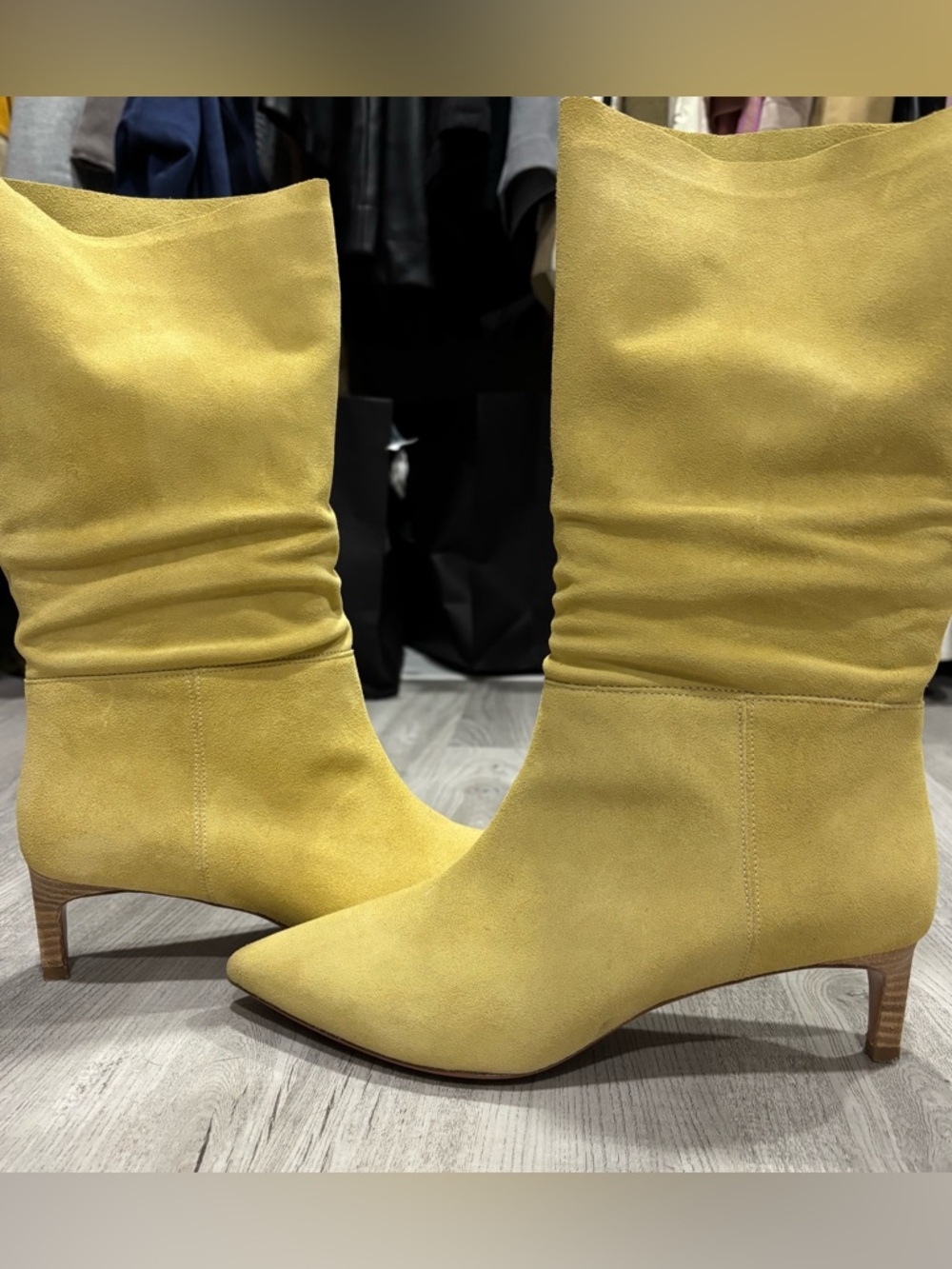 ba&sh Suede Slouch Ankle Boots